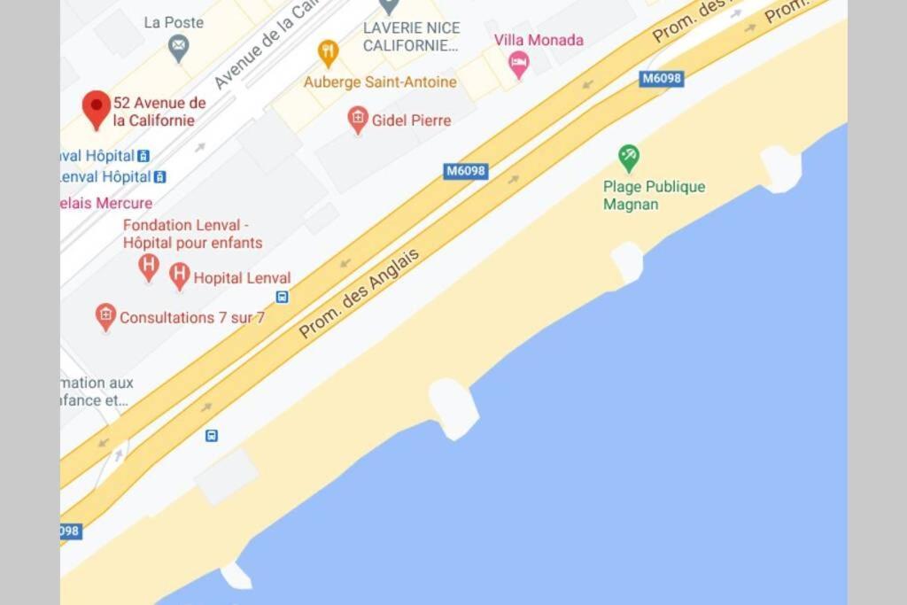 studio climatisé, 50 m de la prom, Wifi Nizza Esterno foto